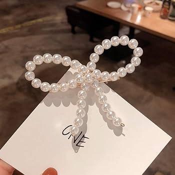 Pearl Bow Hair Clip – Elegant, Stylish & Trendy Hair Accessory - Eazzy Store
