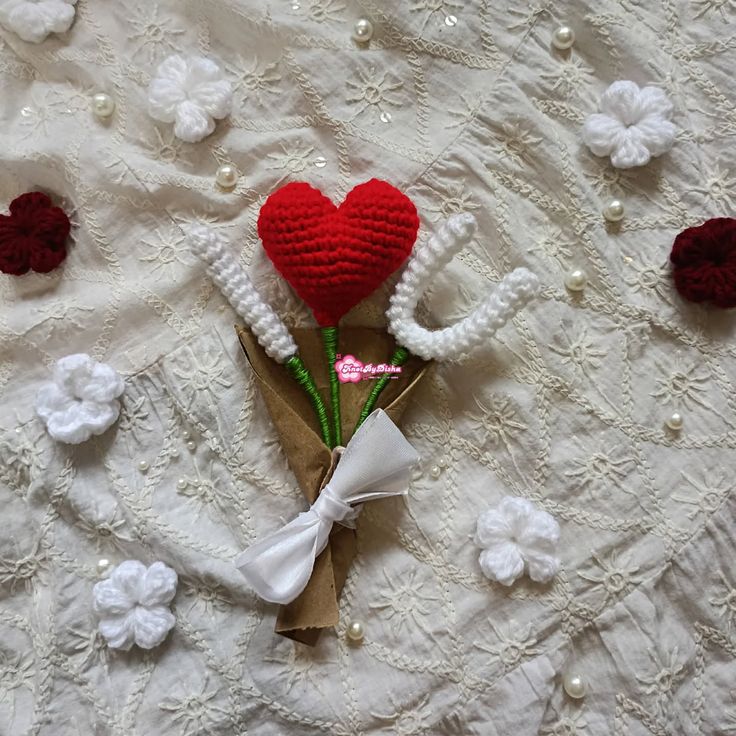 Forever Crochet Bouquet โ Everlasting Handmade Flower Gift