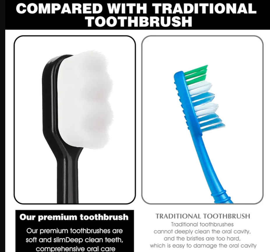 2 Pieces Extra Soft Toothbrushes