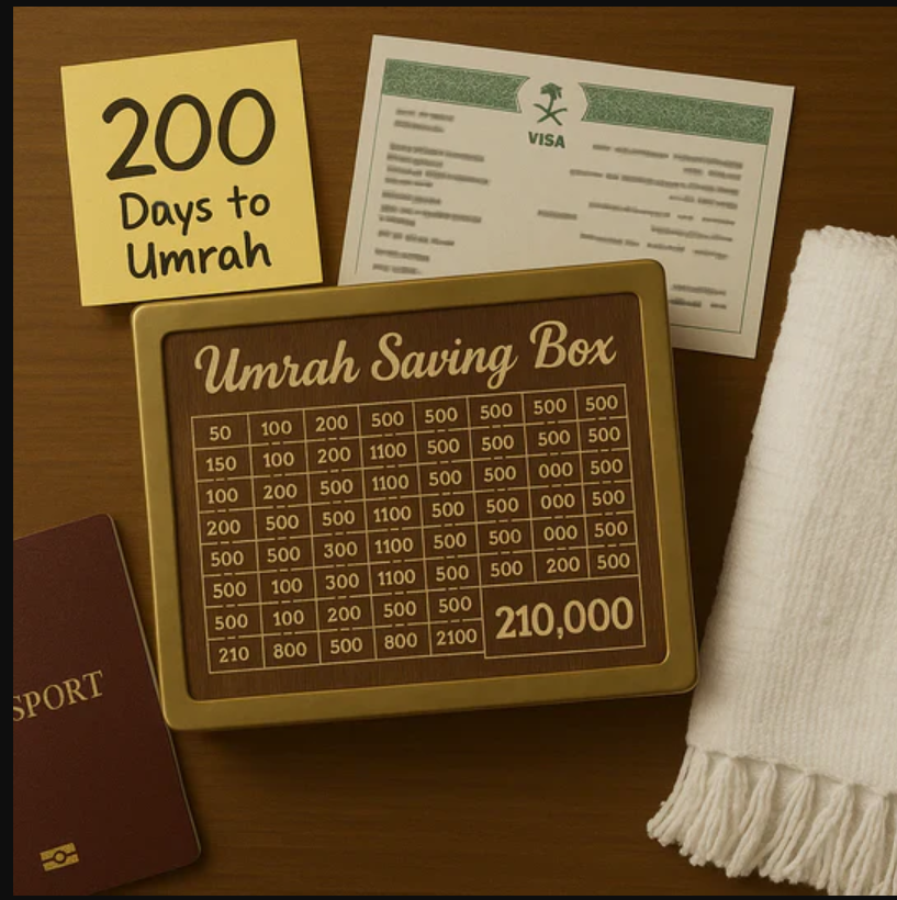 Buy 1 Get 1 Free Umrah Saving Box