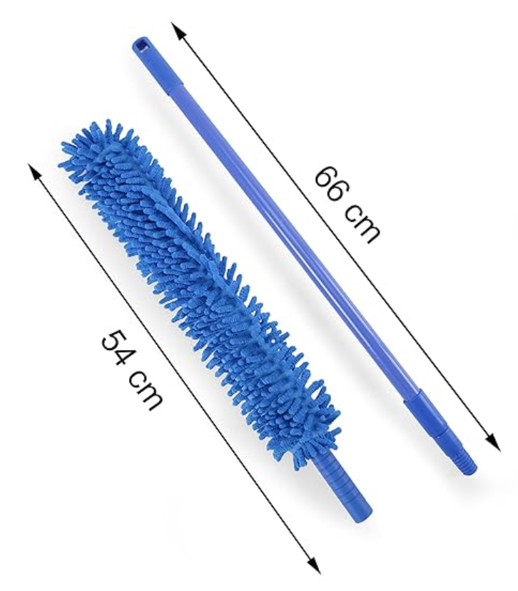Cleaning Microfiber Duster Flexible Brush Easy Cleaning (Random Color)