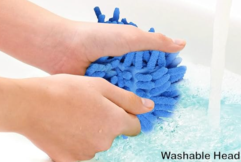 Cleaning Microfiber Duster Flexible Brush Easy Cleaning (Random Color)