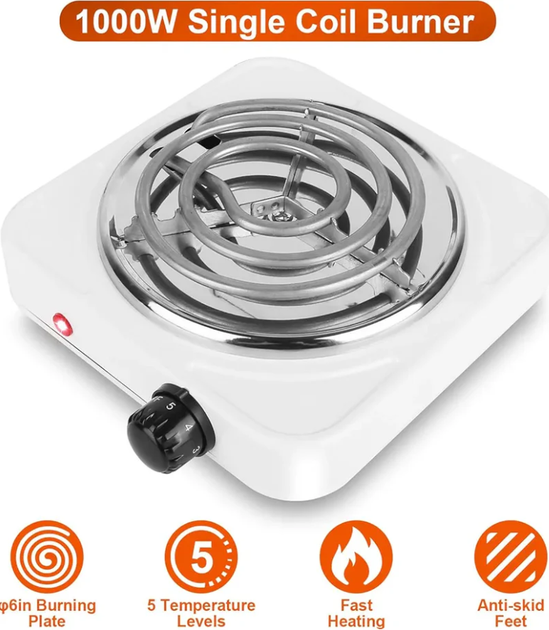 Electric Single Burner 1000W