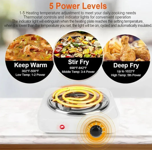 Electric Single Burner 1000W - Eazzy Store