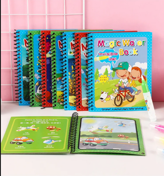 Magic Water Drawing Coloring Book