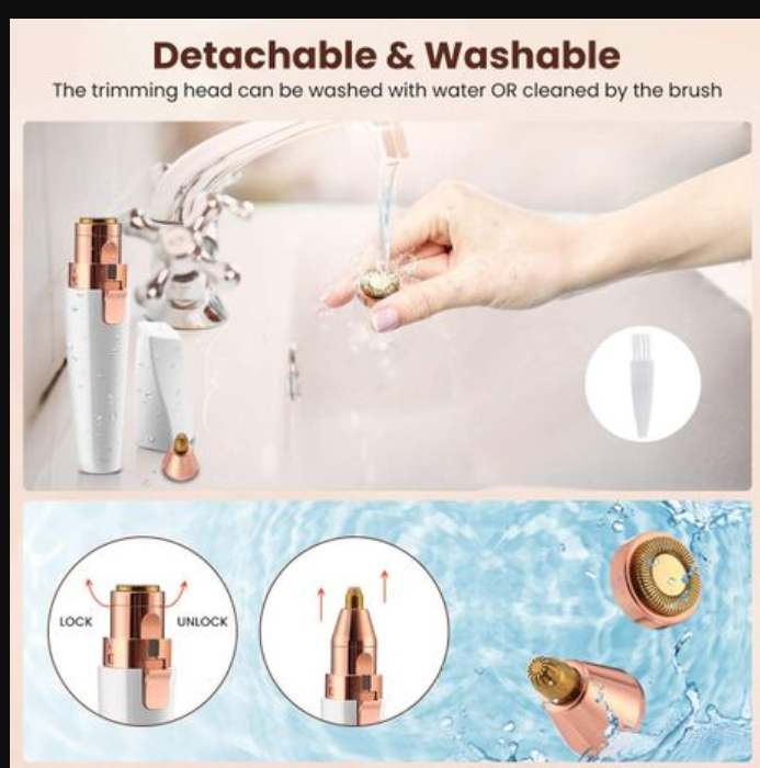 2 in 1 Eyebrow Electric Trimmer
