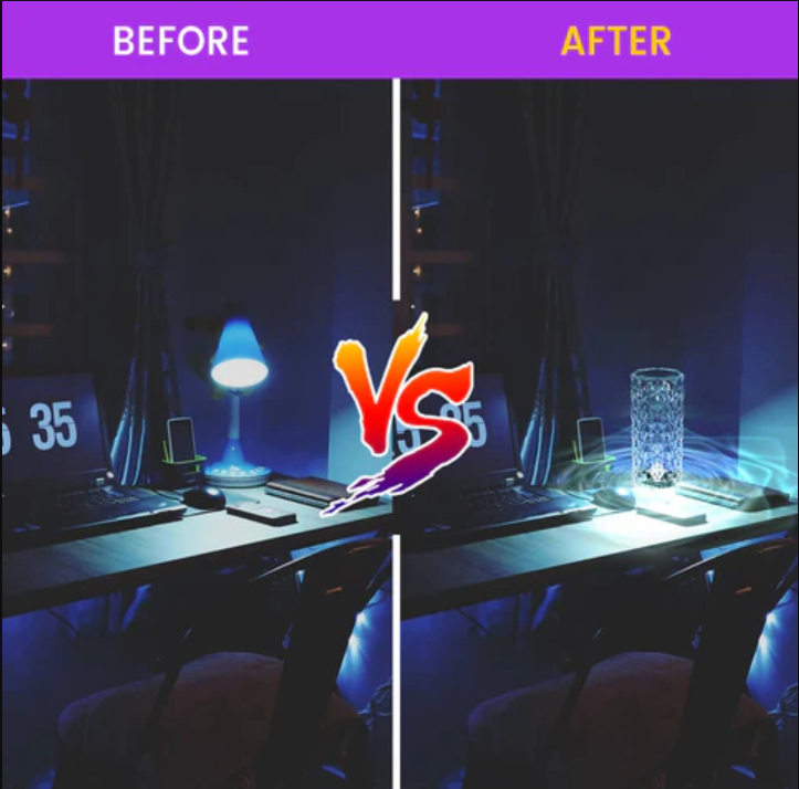 Crystal Diamond Lamp