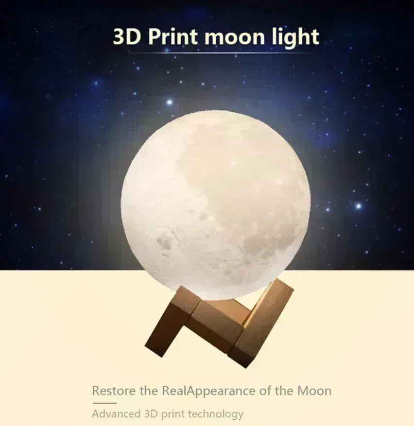 3D Print Moon Lamp - Eazzy Store