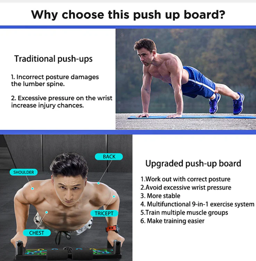 9-IN-1 MULTIFUNCTION PUSH-UP BOARD