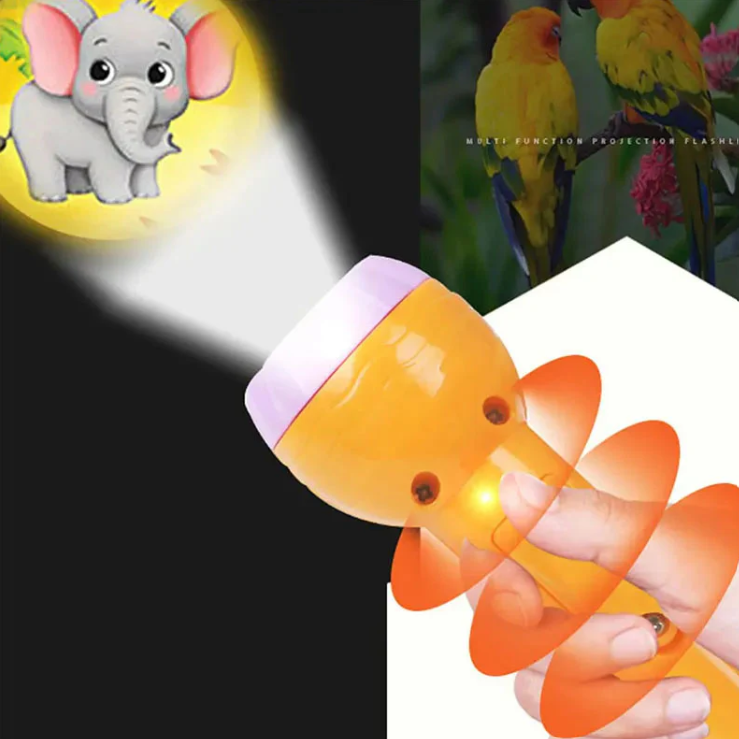Kids Fun Slide Projector Torch