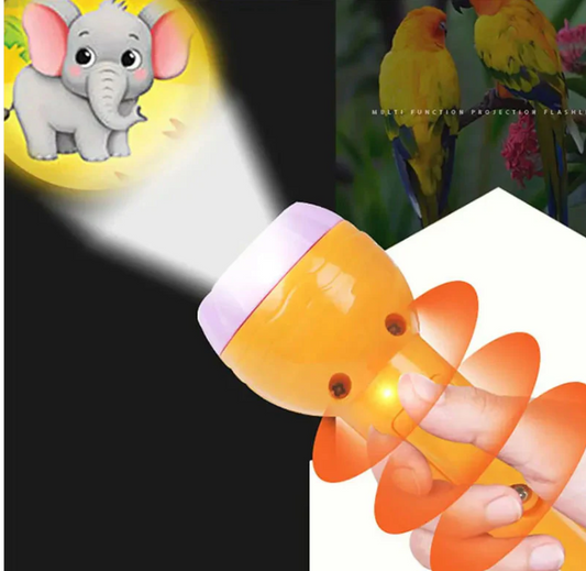 Kids Fun Slide Projector Torch