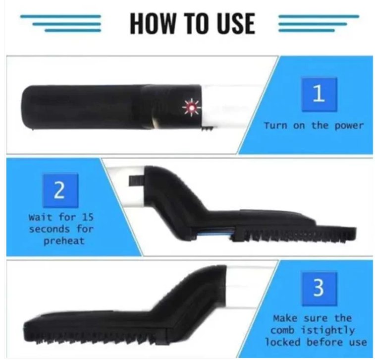 Beard And Hair Curling Straightener For Men