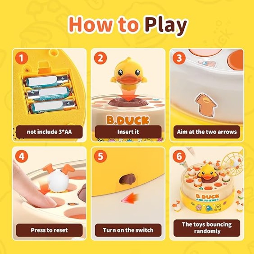 Bounce & Spin Catching Ducks