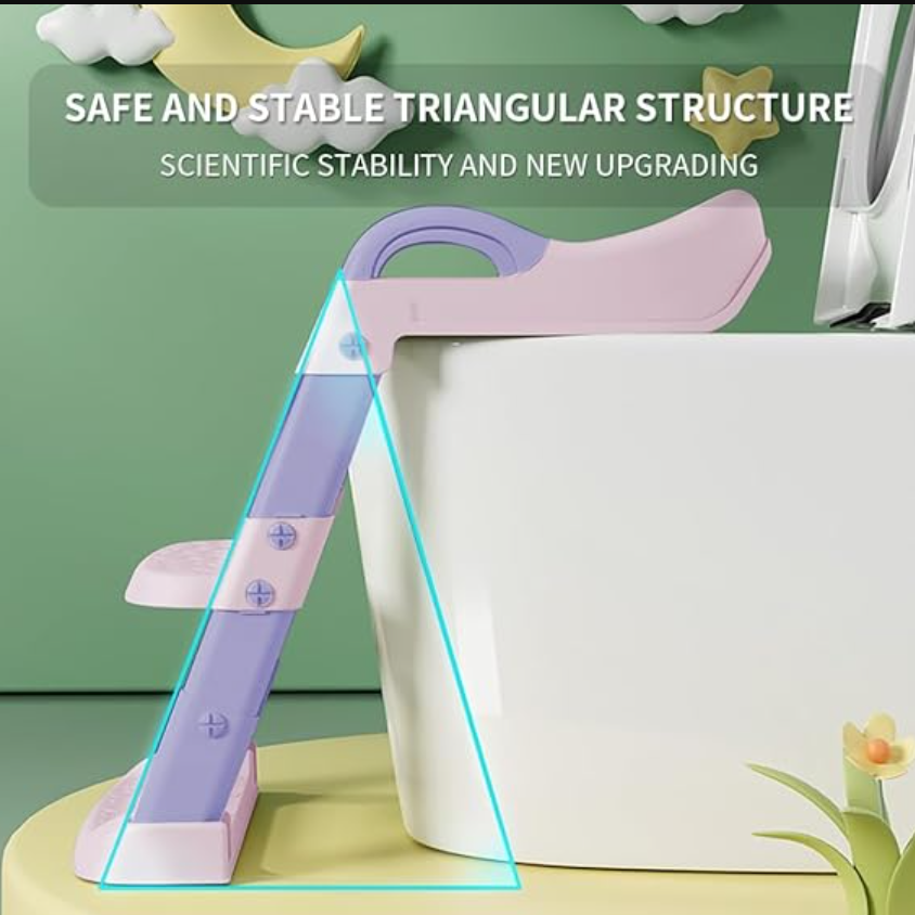 Kid Toilet Trainer Ladder Potty Seat