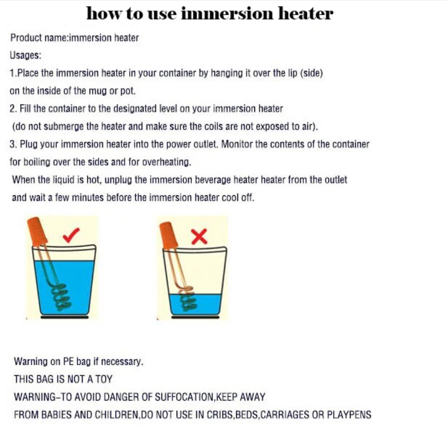 Water Heating Rod Shockproof