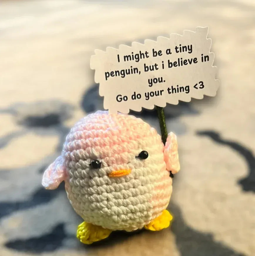 Crochet Positive Penguin - Eazzy Store