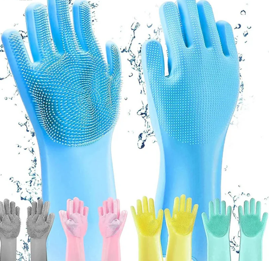 Dish Washing Silicon Hand Gloves