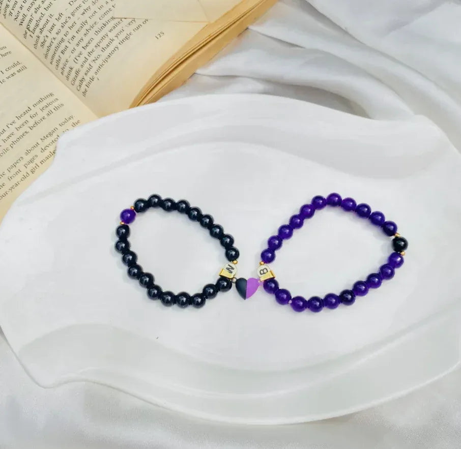 3-PC Magnetic Aesthetic Friendship Bracelets (New Collection) - Eazzy Store