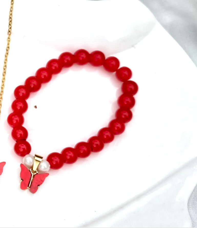 Buttefly Beads Bracelet