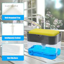 Soap Pump Dispenser and Sponge Caddy