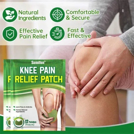 Knee Pain Relief Patch, Warming Herbal Plaster Pain Patches - Eazzy Store