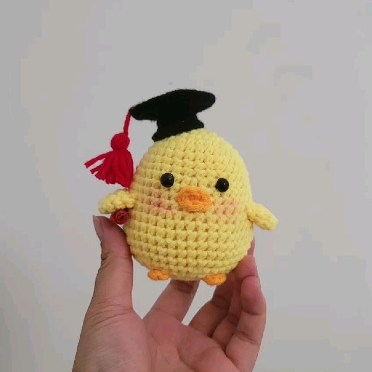 Handmade Crochet Chick Keychain β Cute & Colorful Key Holder and Bag Charm