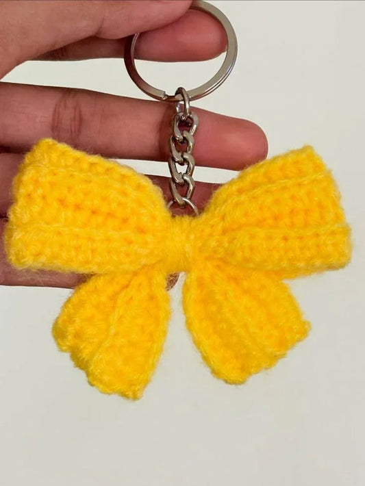 Handmade Crochet Strawberry Keychain – Cute & Colorful Key Holder and Bag Charm - Eazzy Store