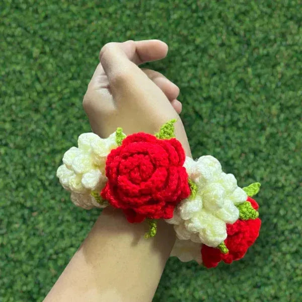 1Pcs Rose Crochet Gajra - Eazzy Store