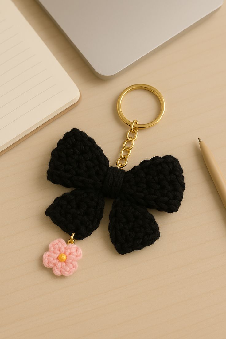 Handmade Crochet Strawberry Keychain β Cute & Colorful Key Holder and Bag Charm