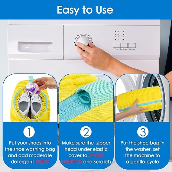 The Lazy Shop
Reusable Shoe Washing Bag