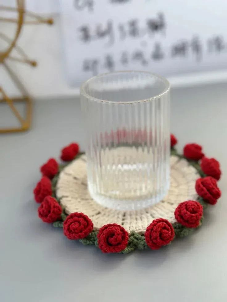 Handmade Crochet Coaster – Stylish, Heat-Resistant & Reusable - Eazzy Store