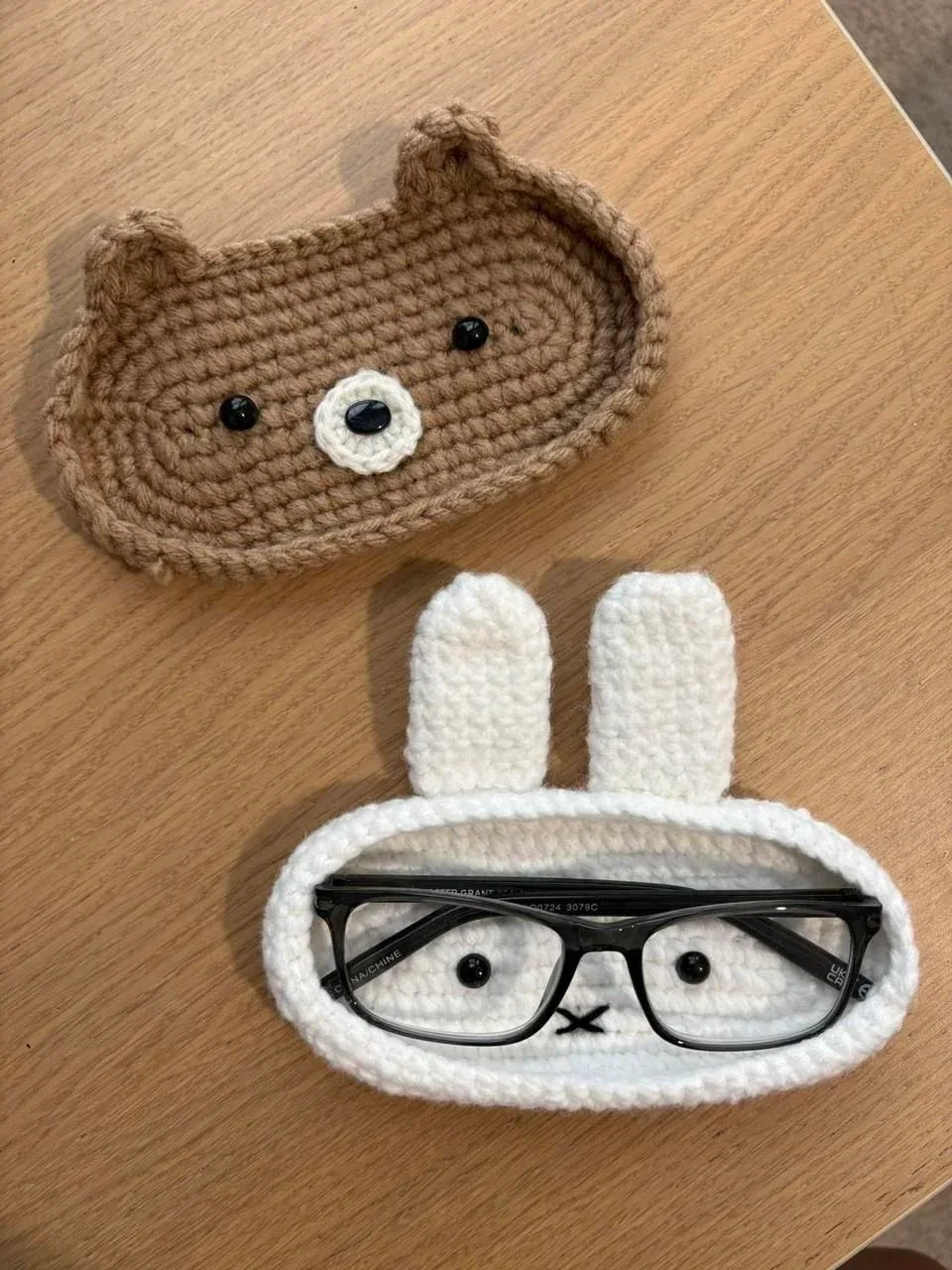 Handmade Crochet Glasses Holder – Soft, Protective & Stylish Case - Eazzy Store