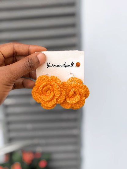Handmade Crochet Earrings – Lightweight, Stylish & Trendy Jewelry
