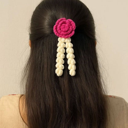 Handmade Crochet Flower Hair Clips – Soft, Cute & Stylish Accessories