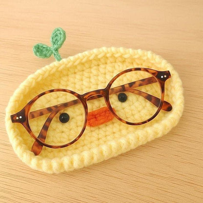 Handmade Crochet Glasses Holder – Soft, Protective & Stylish Case - Eazzy Store