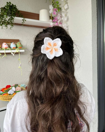 Handmade Crochet Flower Hair Clips – Soft, Cute & Stylish Accessories
