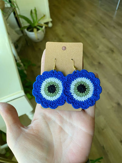 Handmade Crochet Earrings – Lightweight, Stylish & Trendy Jewelry