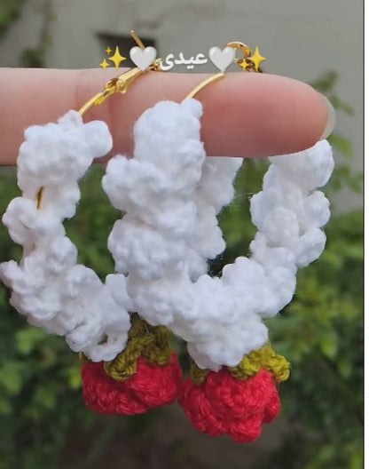 Handmade Crochet Earrings – Lightweight, Stylish & Trendy Jewelry