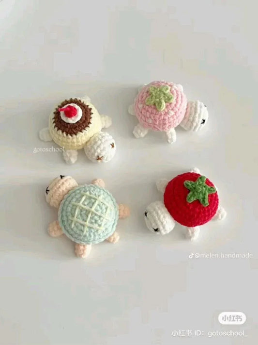 Turtle keychain | Handmade Crochet Keychain - Eazzy Store