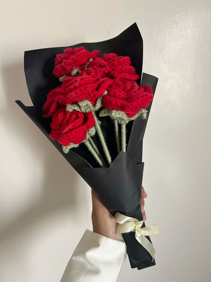 Forever Crochet Bouquet – Everlasting Handmade Flower Gift