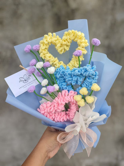 Forever Crochet Bouquet – Everlasting Handmade Flower Gift