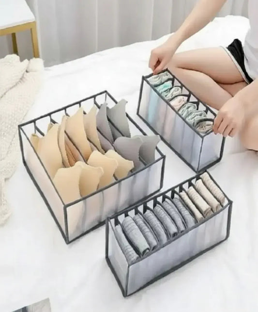 Undergarments Organizer 3 Pcs Set - Eazzy Store