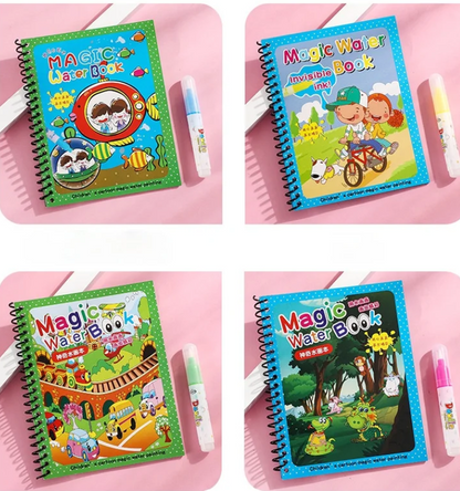 Magic Water Drawing Coloring Book