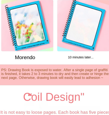 Magic Water Drawing Coloring Book