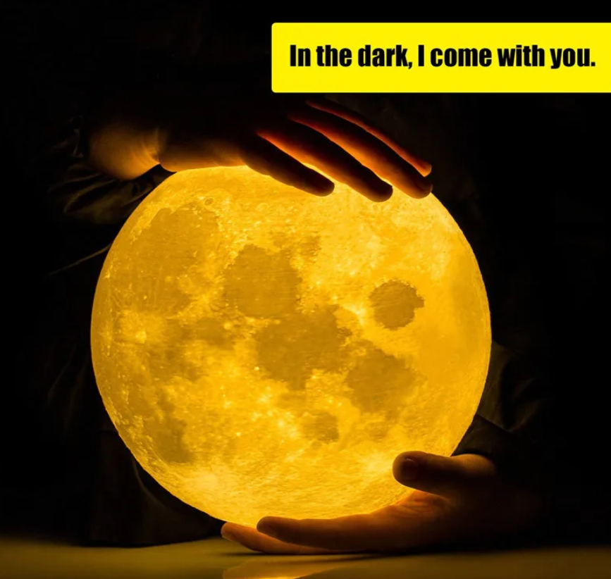 3D Print Moon Lamp