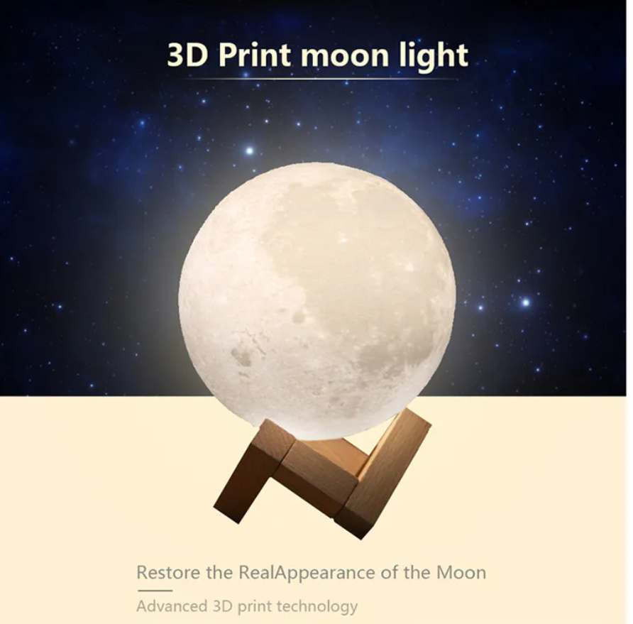 3D Print Moon Lamp