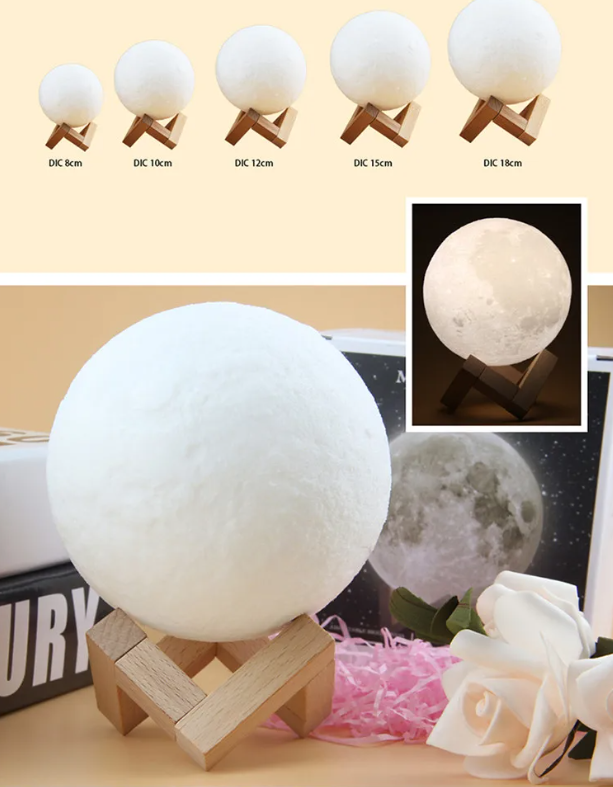 3D Print Moon Lamp