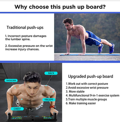 9-IN-1 MULTIFUNCTION PUSH-UP BOARD