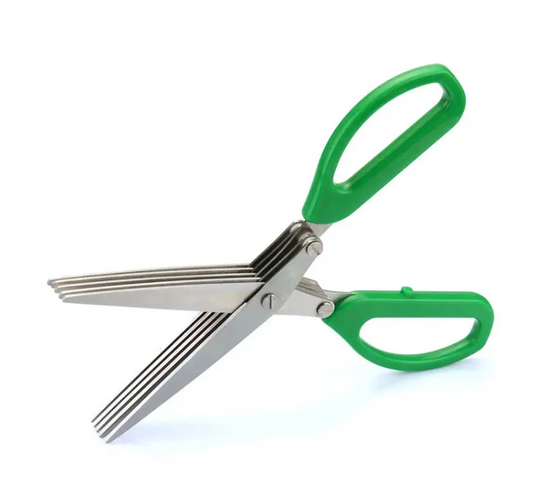 5 blade herb scissors