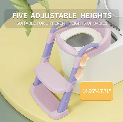 Kid Toilet Trainer Ladder Potty Seat